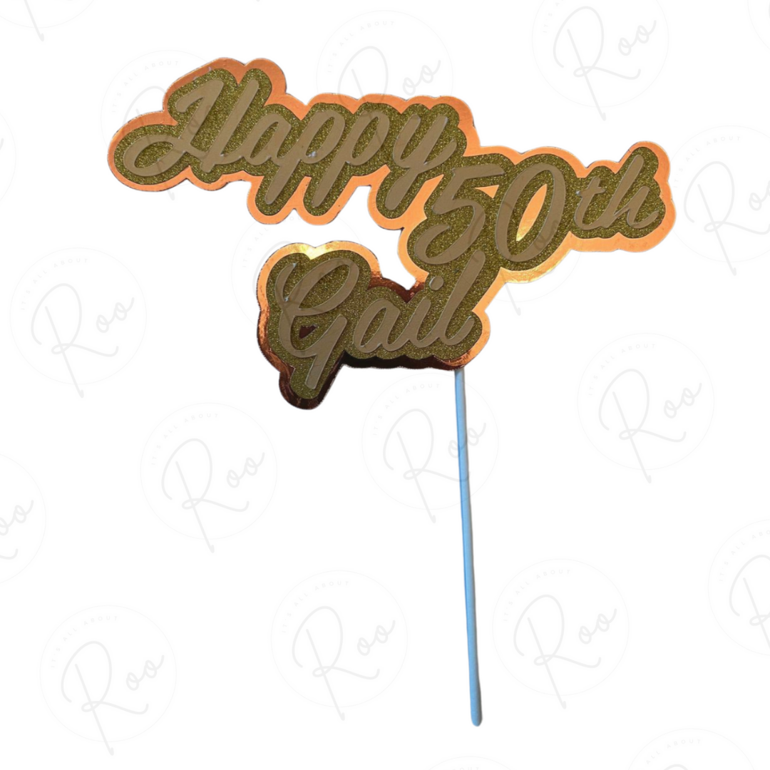 Cake Toppers (text)