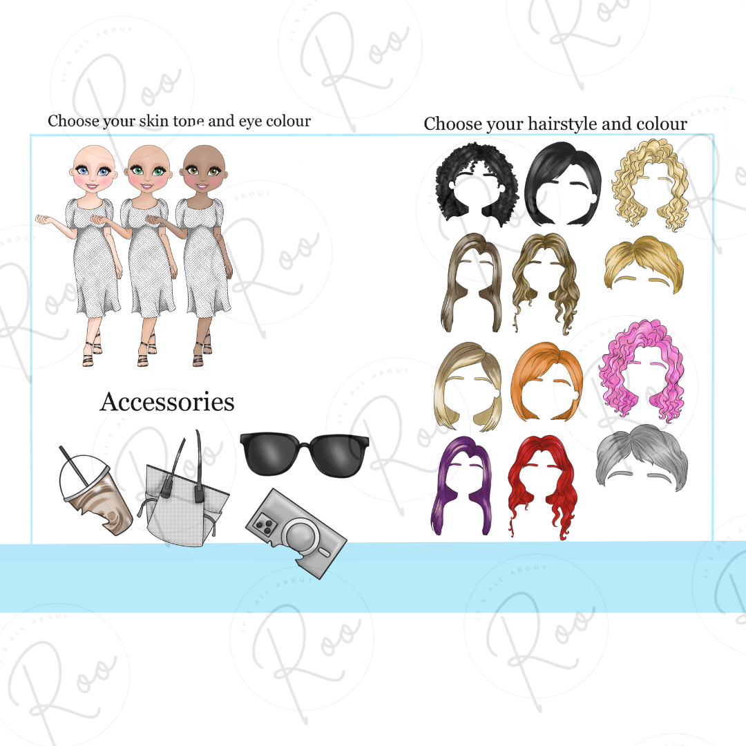 Custom Beach Towel - Monochrome Dolly