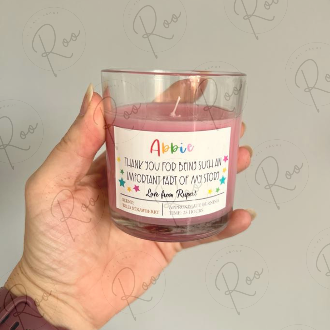 Teacher jar candle (part of my story)