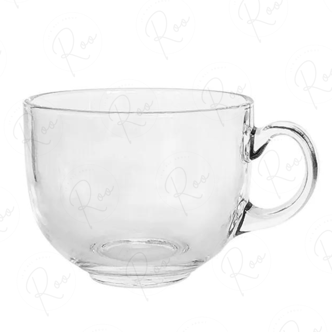 Colour Changing heart name glass mug