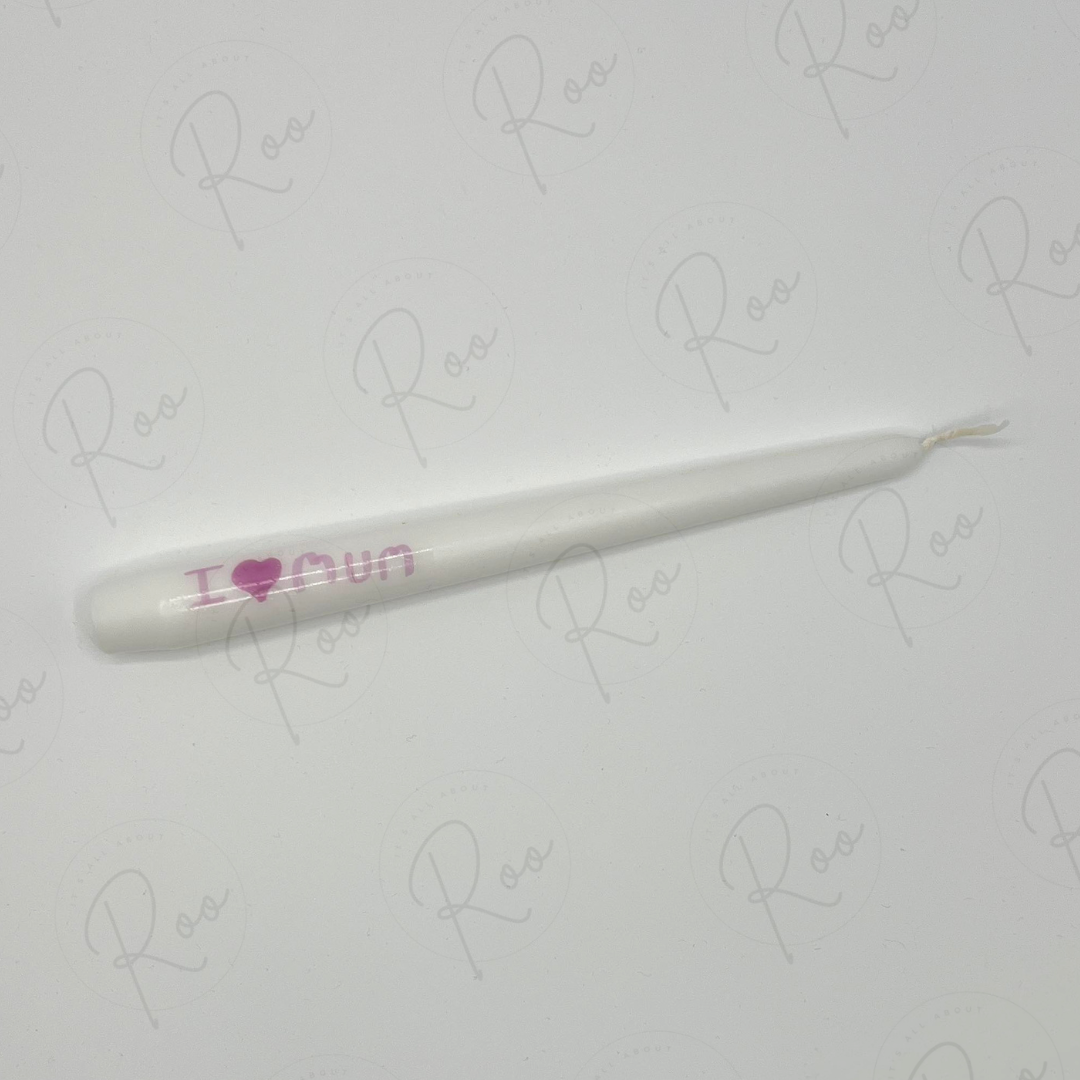 Handwritten Candle