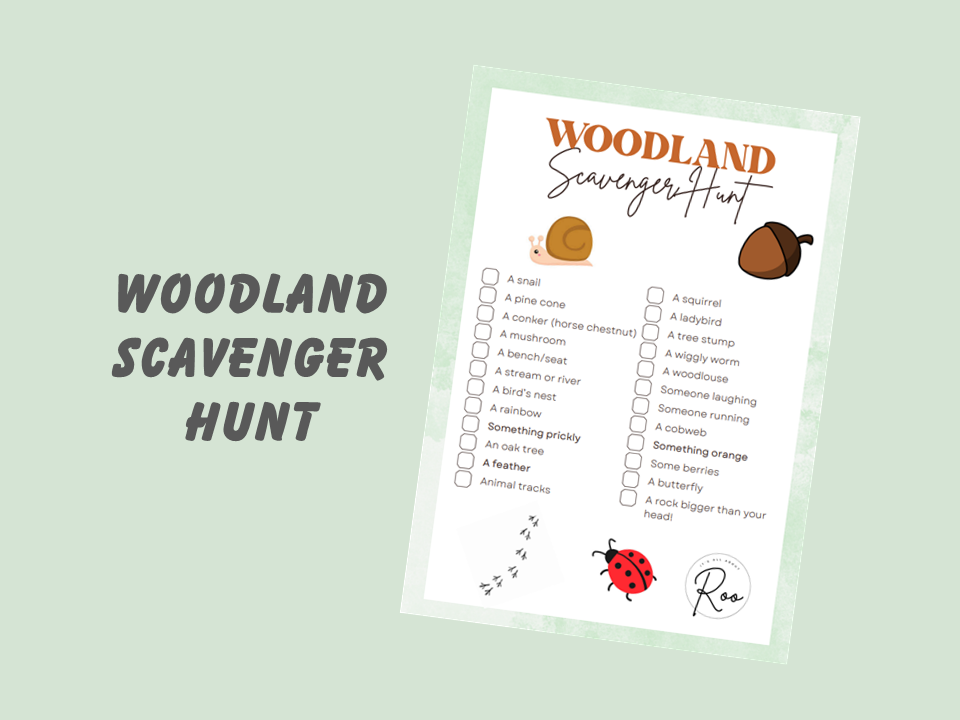 Woodland Scavenger Hunt - Free Digital Download