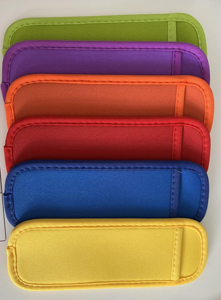 Neoprene ice pop holder