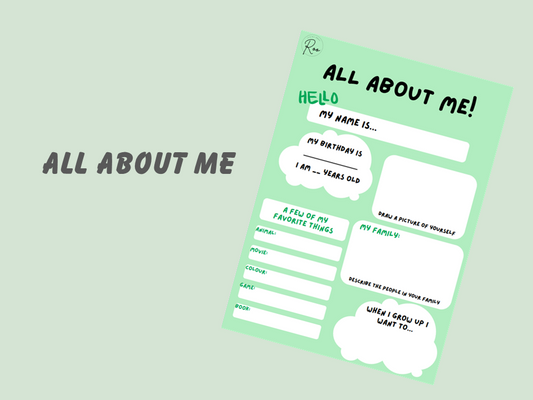 All About Me - Free Digital Download
