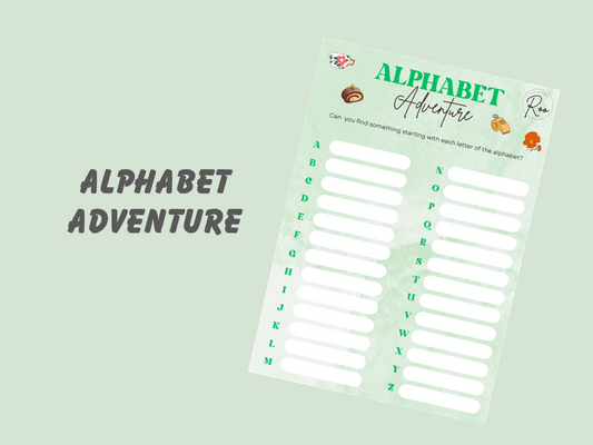 Alphabet Adventure - Free Digital Download