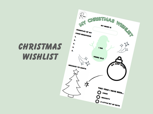 Christmas Wishlist - Free Digital Download