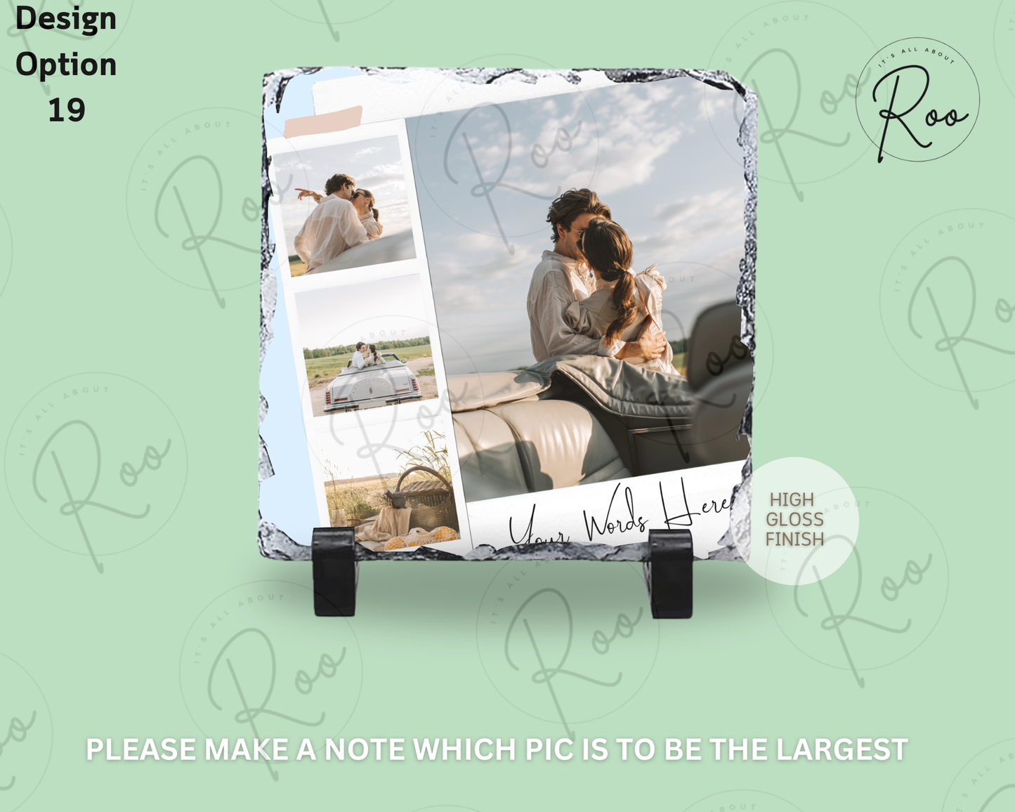 Custom Photo Slate