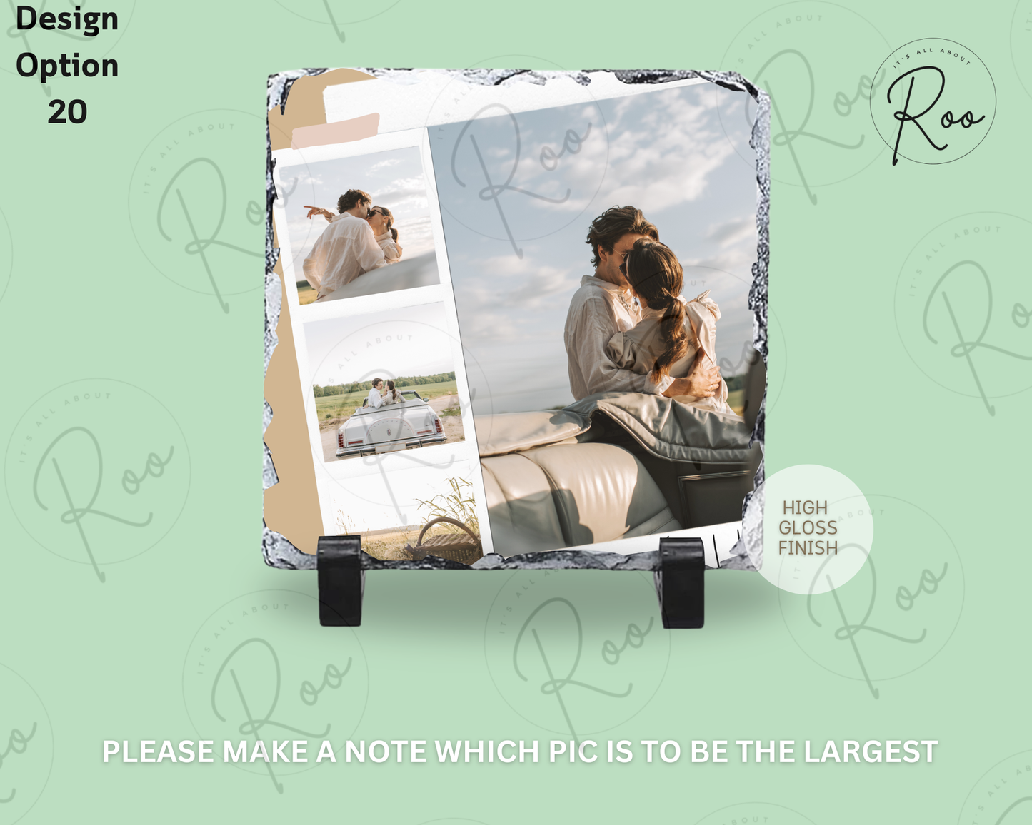 Custom Photo Slate