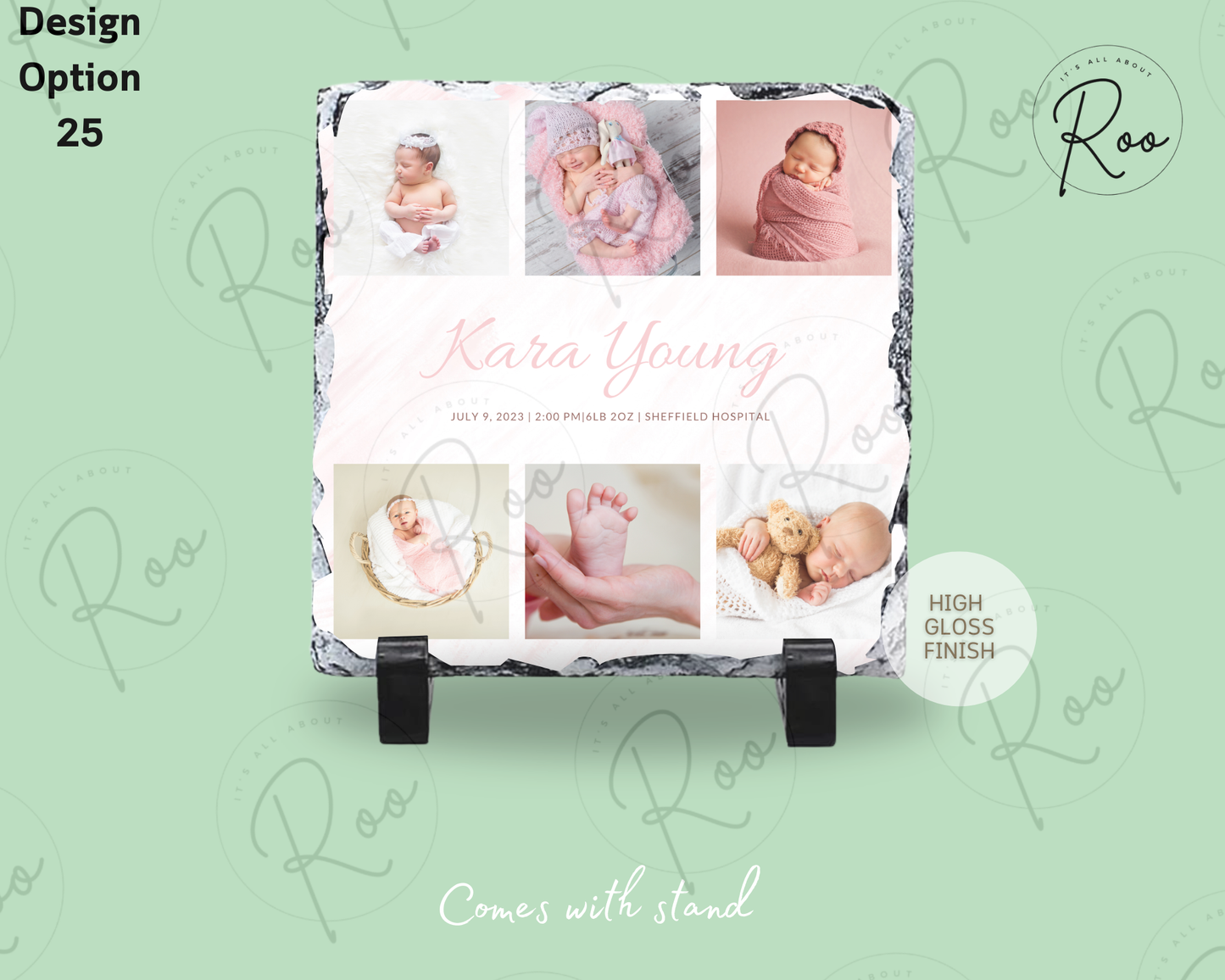 Custom Photo Slate