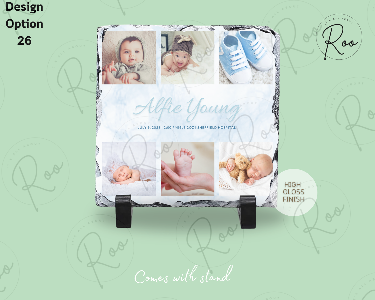 Custom Photo Slate