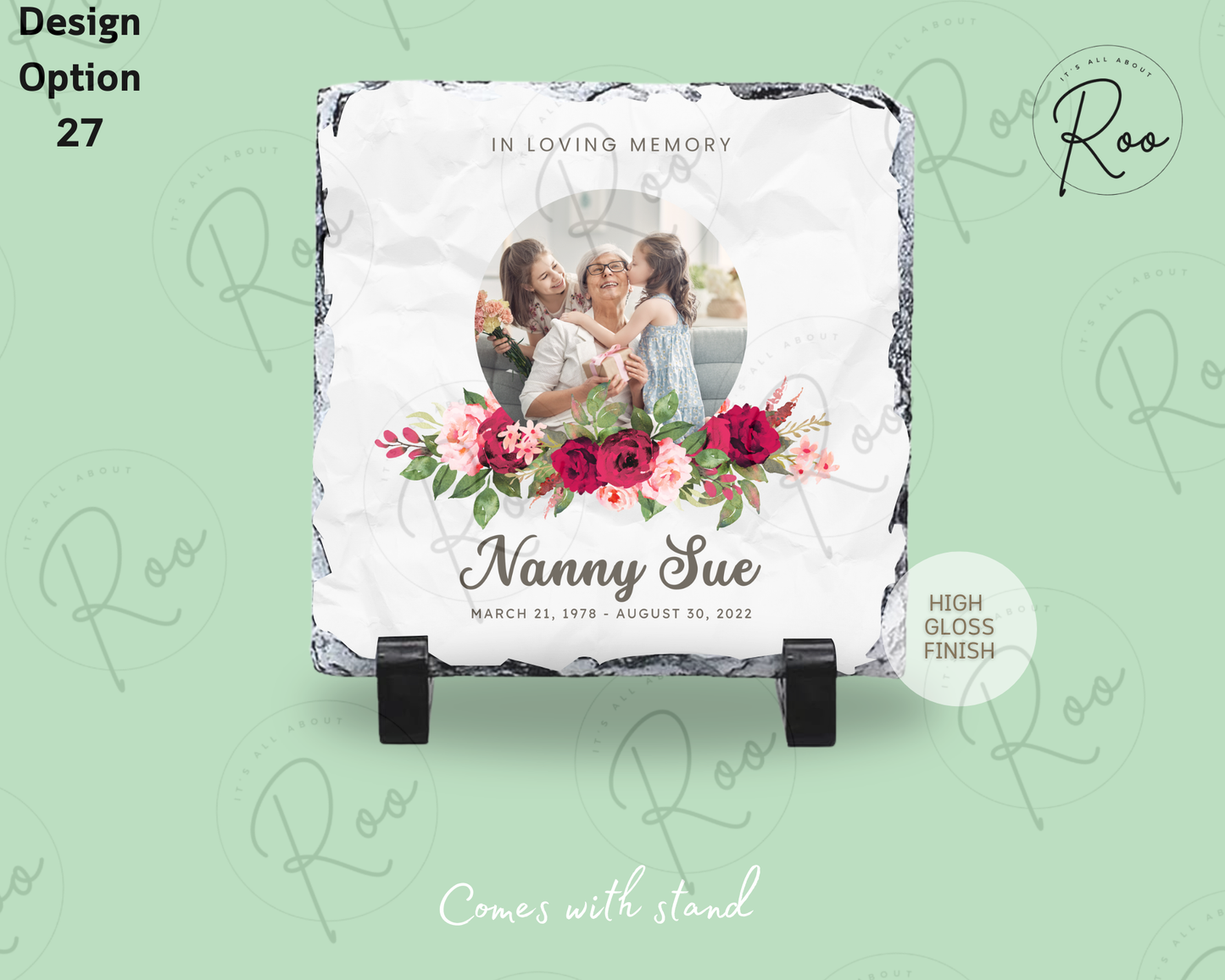 Custom Photo Slate