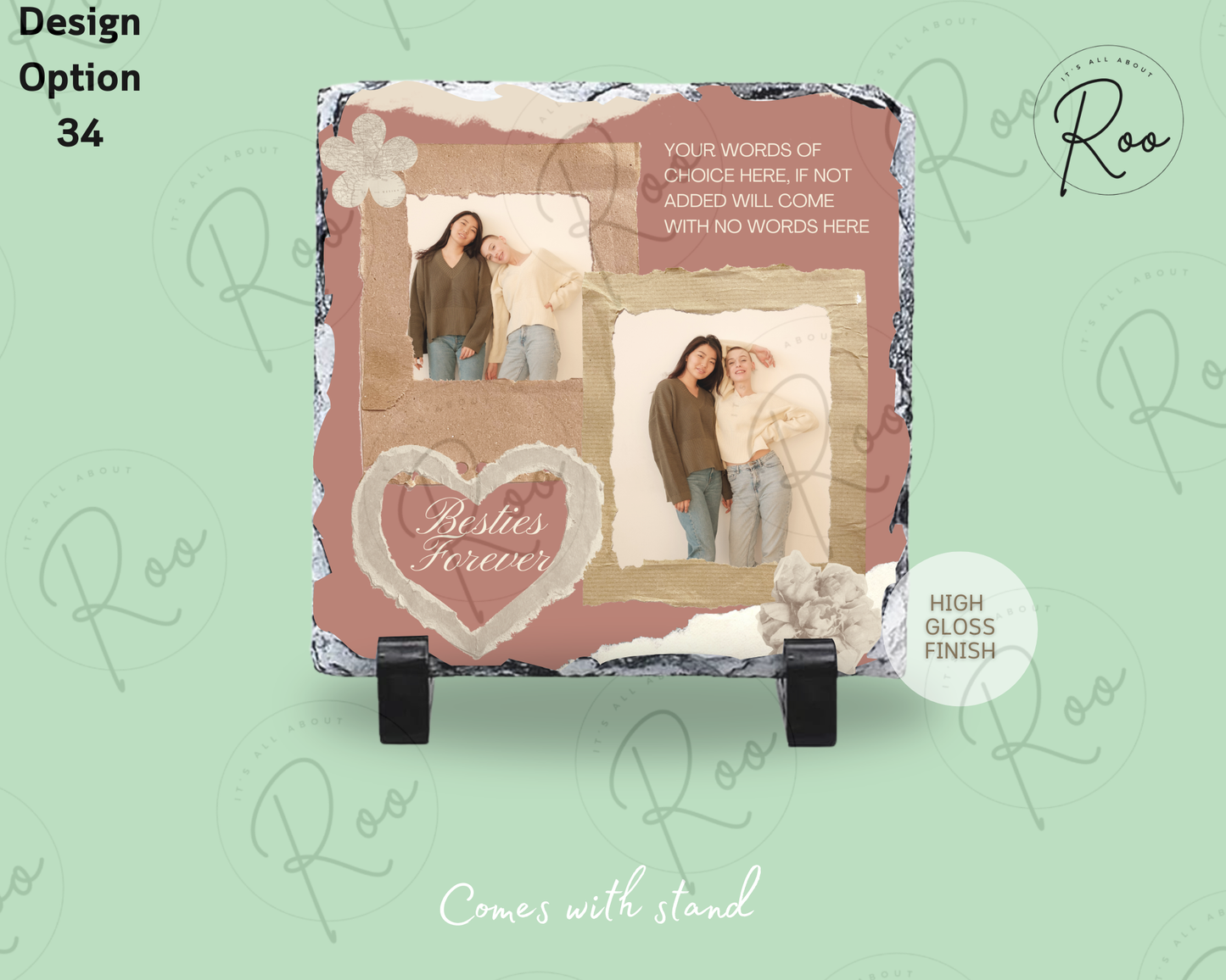 Custom Photo Slate