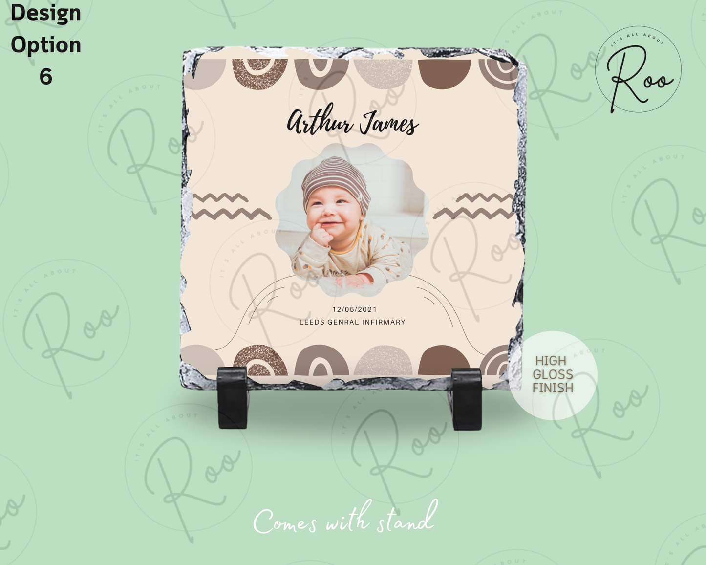 Custom Photo Slate