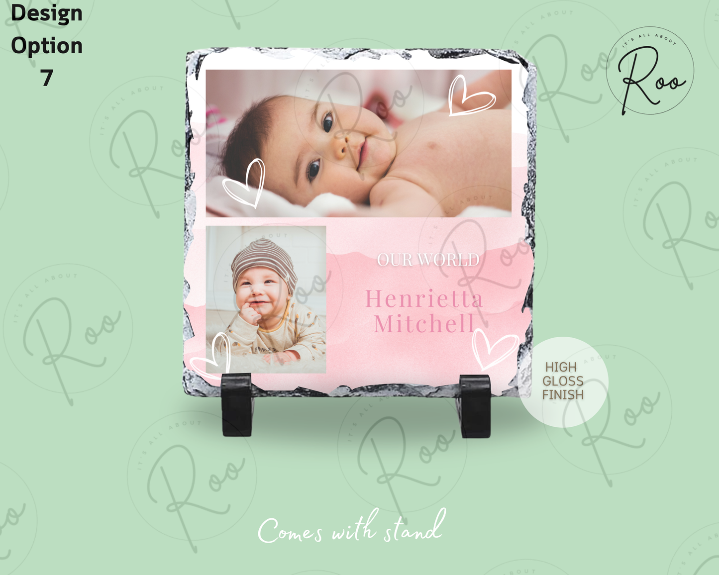Custom Photo Slate