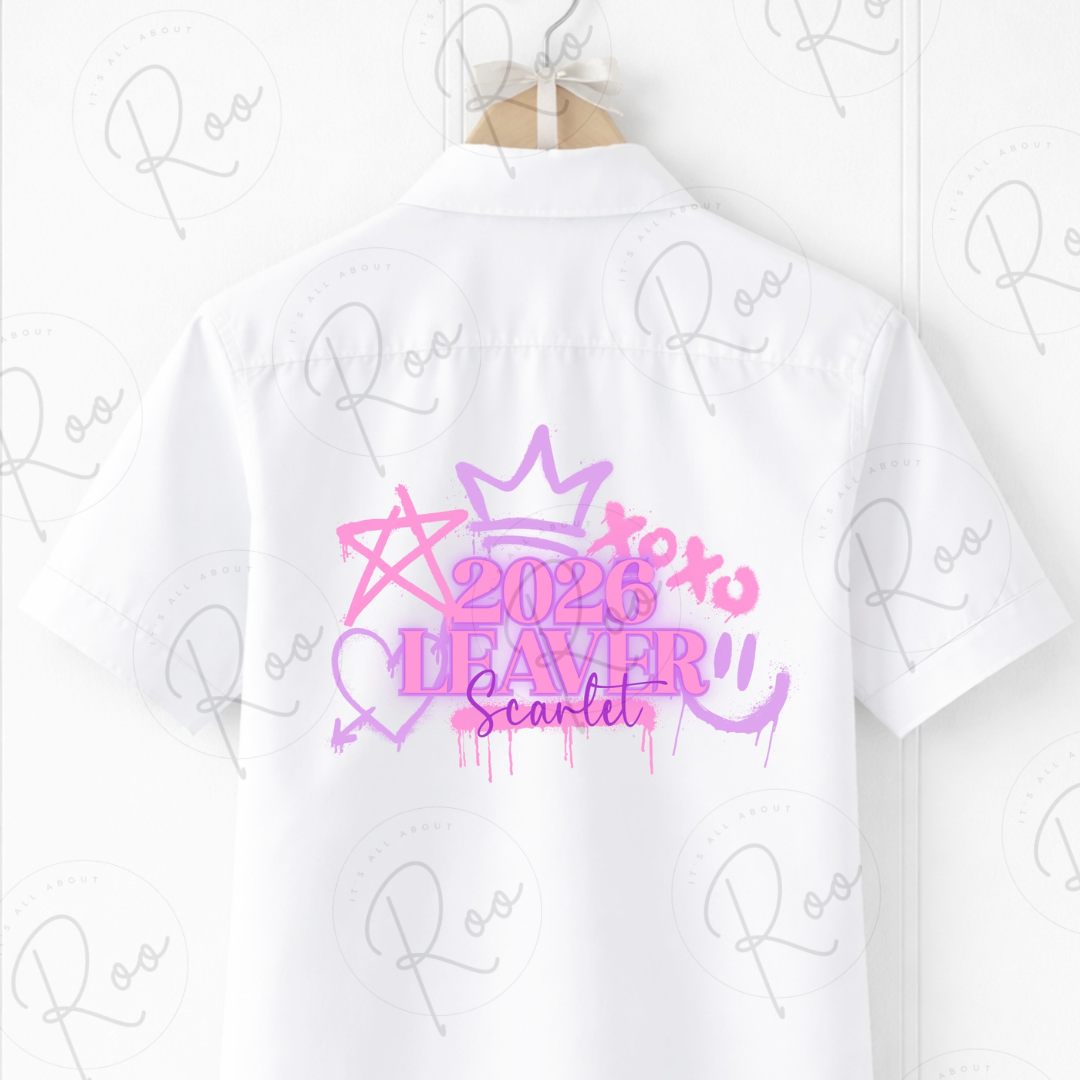 Leaver's shirt decal