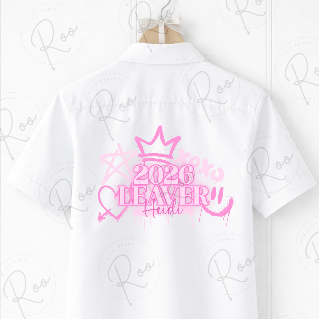 Leaver's shirt decal