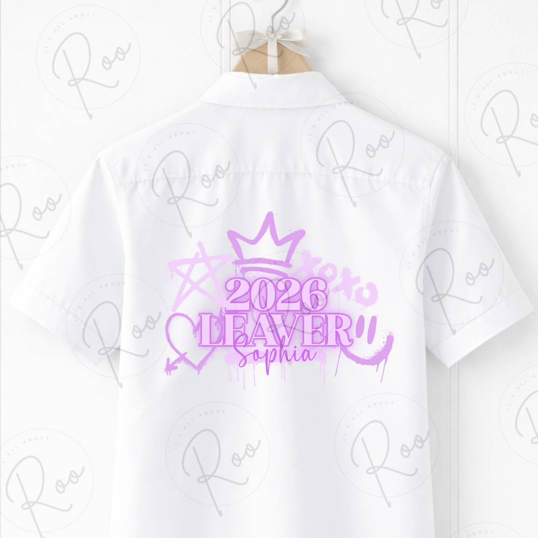 Leaver's shirt decal