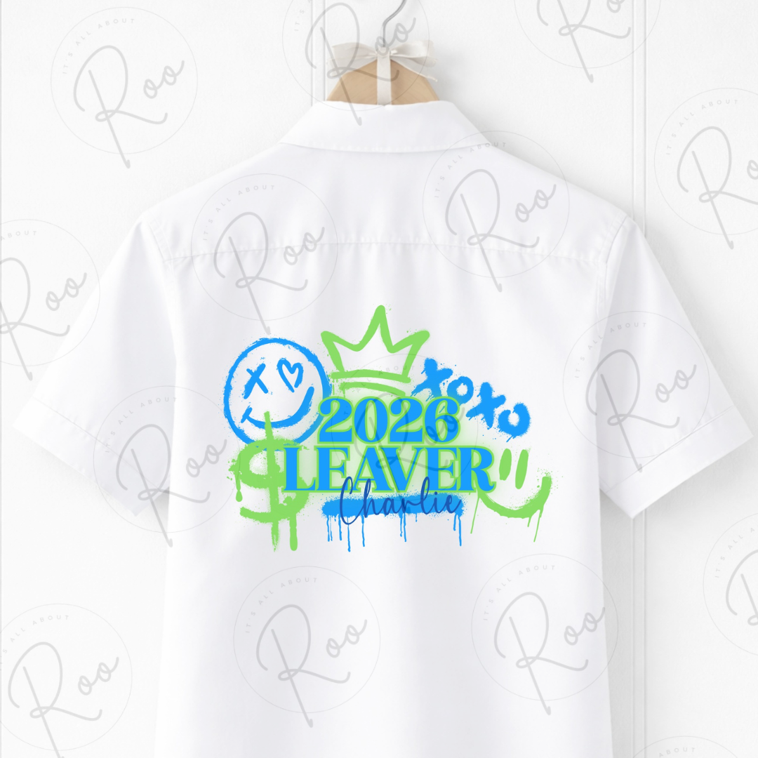 Leaver's shirt decal