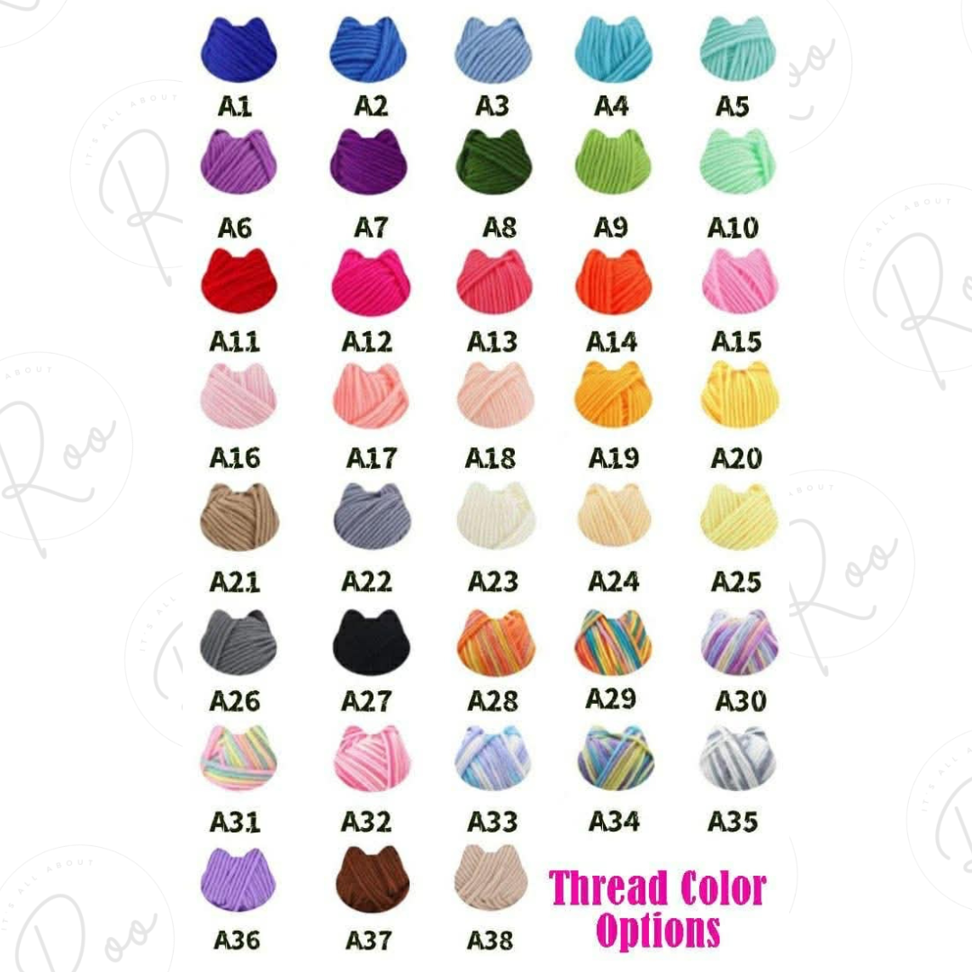 Embroidered Burlap Bag