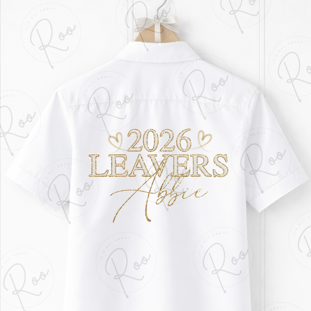 Leaver's shirt decal