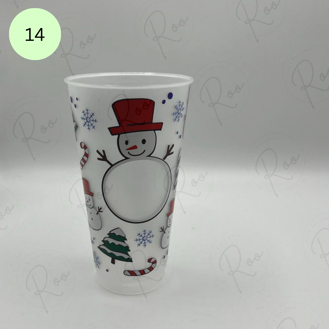 Christmas cold cup