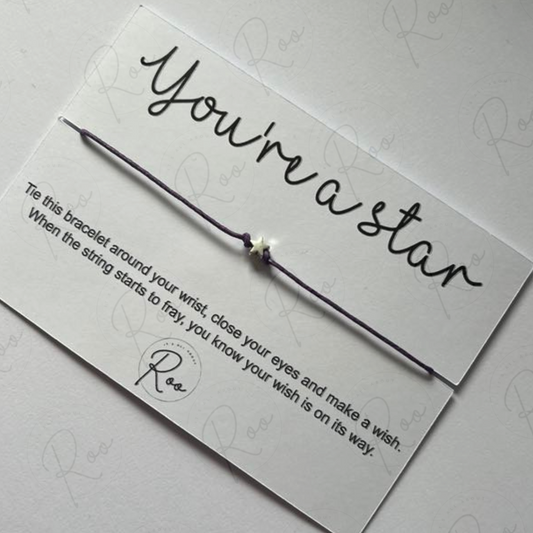 You're a star - wish bracelet