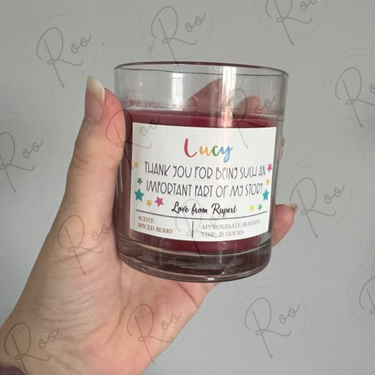 Teacher jar candle (part of my story)