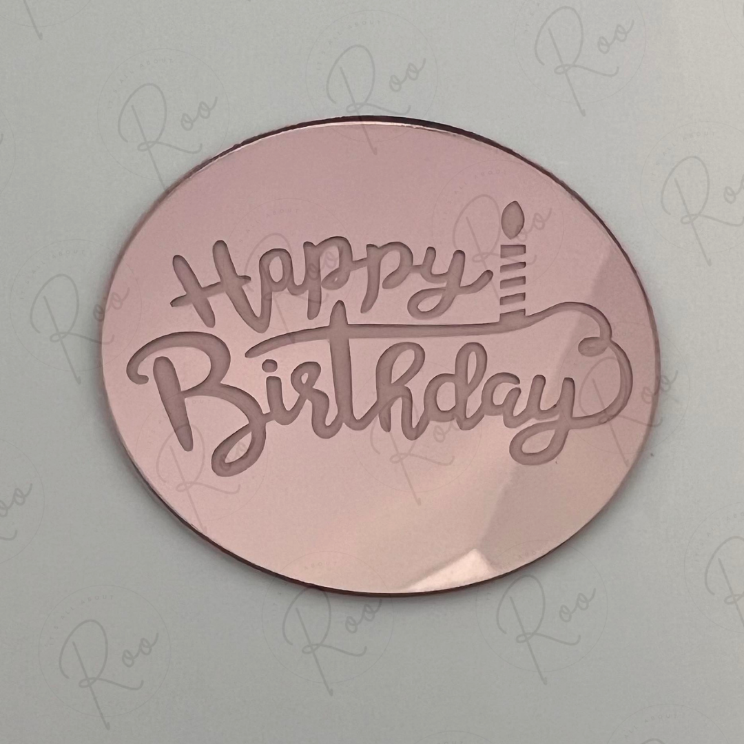 5cm round cake toppers