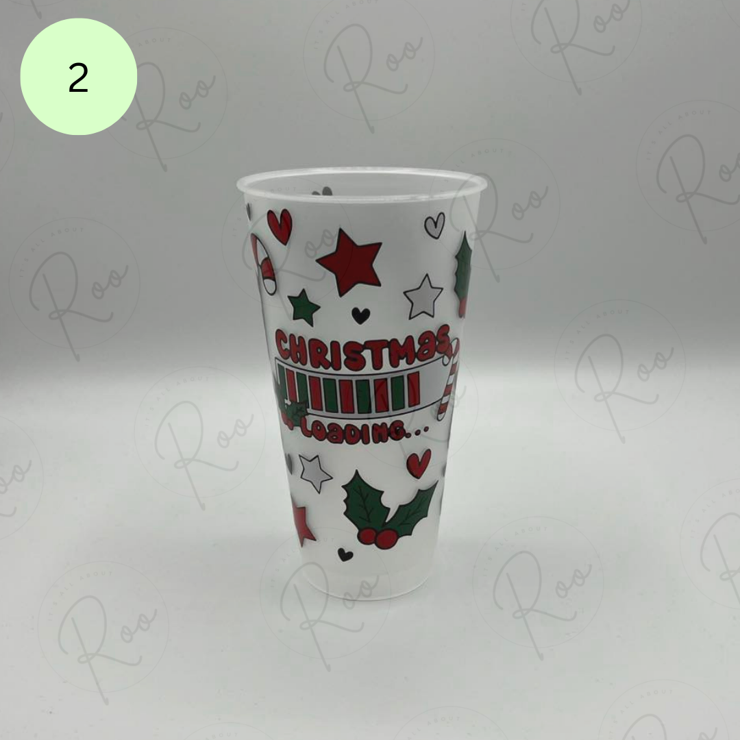 Christmas cold cup