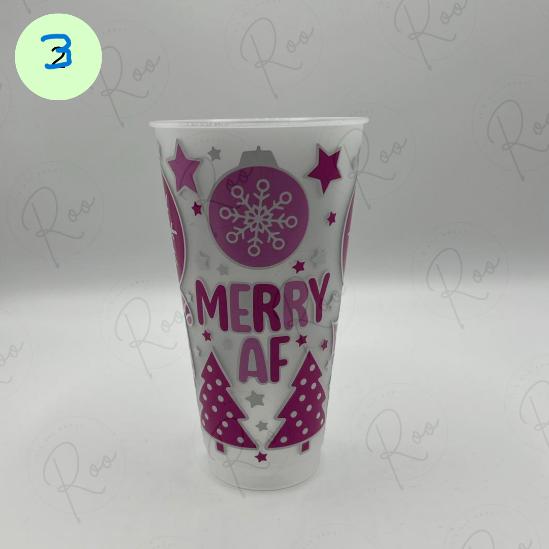 Christmas cold cup